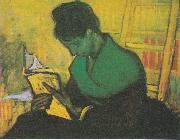 Woman reading a novel Vincent Van Gogh